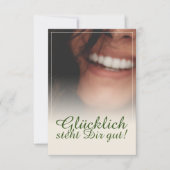 Carte Glücklich steht Dir intestin ! (Devant)