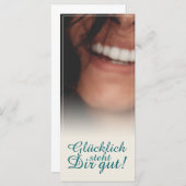 Carte Glücklich steht Dir intestin ! (Devant / Derrière)