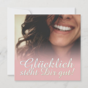 Carte Glücklich steht Dir intestin ! - Rosé