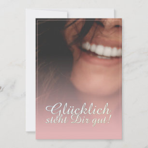 Carte Glücklich steht Dir intestin ! - Rosé