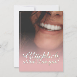 Carte Glücklich steht Dir intestin ! - Rosé