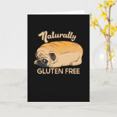 CARTE GLUTEN FREE CUTE CARLIN PAIN (Fleur jaune)