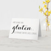 Carte Gluten-Free Miss You Card (Fleur jaune)