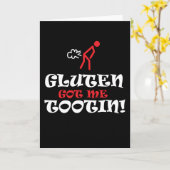 Carte Gluten me fait Tootin Funny (Fleur jaune)