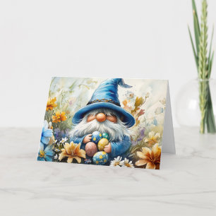 Carte Gnome de chasse aux oeufs de Pâques