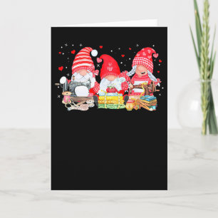 Carte Gnome de la Saint-Valentin Couture Couturière Femm