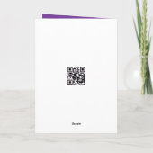 Carte Gnome de Mardi Gras mangeant une galette des rois (Dos)