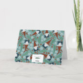 Carte Gnome de Noël Australien (Dos)