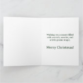 Carte Gnome de Noël Whimsical - Salutation festive (Intérieur)