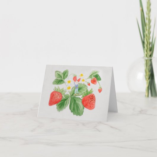 Carte Gnome fraise (Devant)