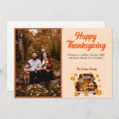 Carte Gnome Image Appartement de vacances Thanksgi (Devant / Derrière)