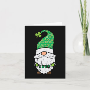 Carte Gnome jour de la Saint-Patrick Saint chanceux Padd