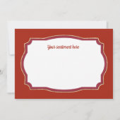 Carte gnome Joyeuses Fêtes ajouter un sentiment Noël (Dos)