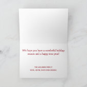 Carte Gnome mignon pour les vacances Nordic Red Rose Gre (Intérieur)