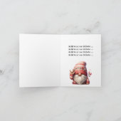Carte Gnome Mignon qui Signe Je t'Aime (Intérieur)