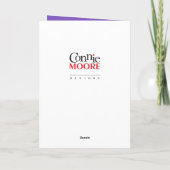 Carte Gnome on Purple Blank Card (Dos)