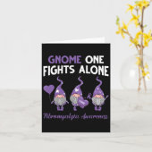 Carte Gnome One combat seul Fibromyalgie Sensibilisation (Fleur jaune)