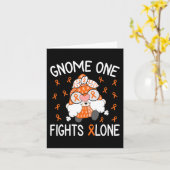 Carte Gnome One combat seul Leucémie Sensibilisation Gno (Fleur jaune)