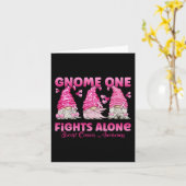 Carte Gnome One combat seul Pink Breast Cancer Awards (Fleur jaune)
