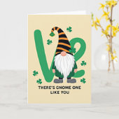 Carte Gnome One Like You St Patricks (Fleur jaune)