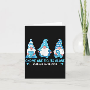 Carte Gnome One se bat seul T-shirt de sensibilisation a