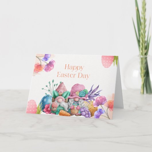 Carte Gnome Pâques (Devant)