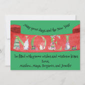 Carte Gnome pour Noël (Devant)