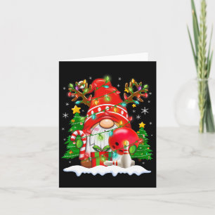 Carte Gnome Rindeer Drôle Et Ll De Bowling Ll Ligh Noël