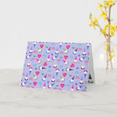 Carte Gnome Toss Anniversaire (Fleur jaune)