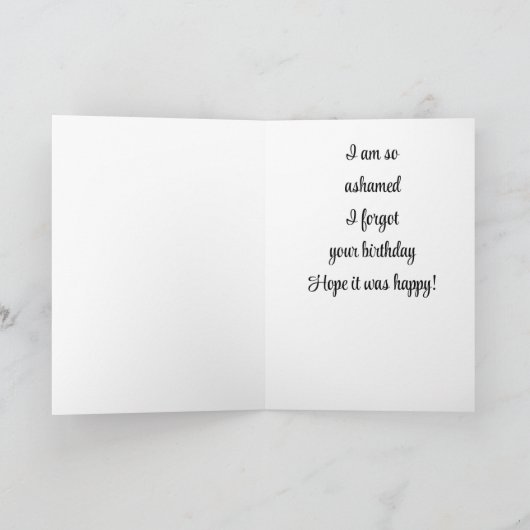 CARTE GNOME VOUS ENVOIE UN ANNIVERSAIRE BATTU ! (Intérieur)