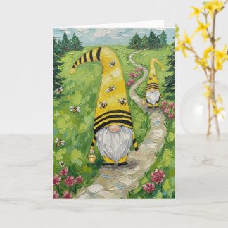 Carte Gnomes abeilles bourdon