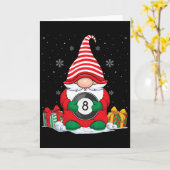 Carte Gnomes de Noël de Billard Ll Mignons Billard Ll Am (Fleur jaune)