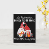Carte Gnomes de Noël Rsd Crps Sensibilisation (Fleur jaune)