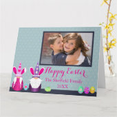 Carte Gnomes de Pâques  (Fleur jaune)