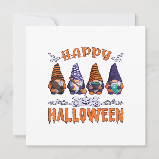 Carte Gnomes d'Halloween (Devant)