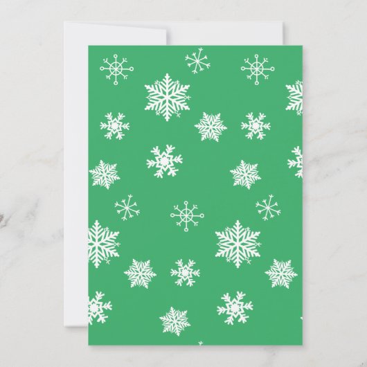 Carte Gnomes Festifs Personnalisés Fête Noël (Dos)