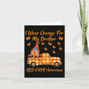 Carte Gnomes Je Porte Orange Pour Mon Frère Crps Rsd Con