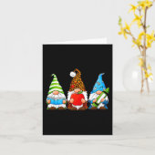 Carte Gnomes mignons Étudiants Enseignant Gnome Tee Fun (Fleur jaune)