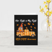 Carte Gnomes Son combat est mon combat RSD Sensibilisati (Fleur jaune)