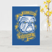 Carte Go Bulldogs - Riverdale Mascot Banner (Fleur jaune)