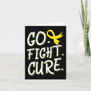 Carte Go Fight Cure Chilhood Cancer Gold Ribbon Award