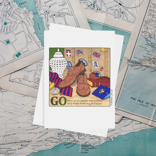 Carte Go Make Disciples Fête des pères Card