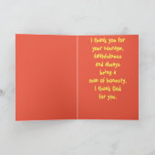 Carte Go Papa Go Happy Fête des pères Baseball homerun (Intérieur)