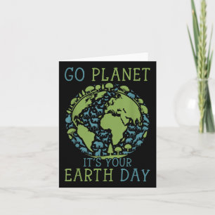 Carte Go Planet Son Jour des terres 2024 Femmes Hommes E