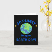 Carte Go Planet Son Jour des terres 6 (Fleur jaune)