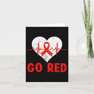 Carte Go Red En Février Sensibilisation au cancer du san