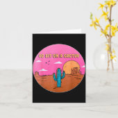 Carte Go Sit On A Cactus Succulent Plant Gardening Desig (Fleur jaune)