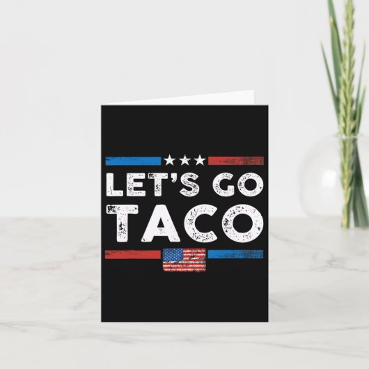 Carte Go Taco - Vintage 1 (Devant)