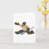 Carte Goalie de hockey (Fleur jaune)