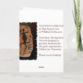 Carte GOANNA DREAMTIME (Dos)